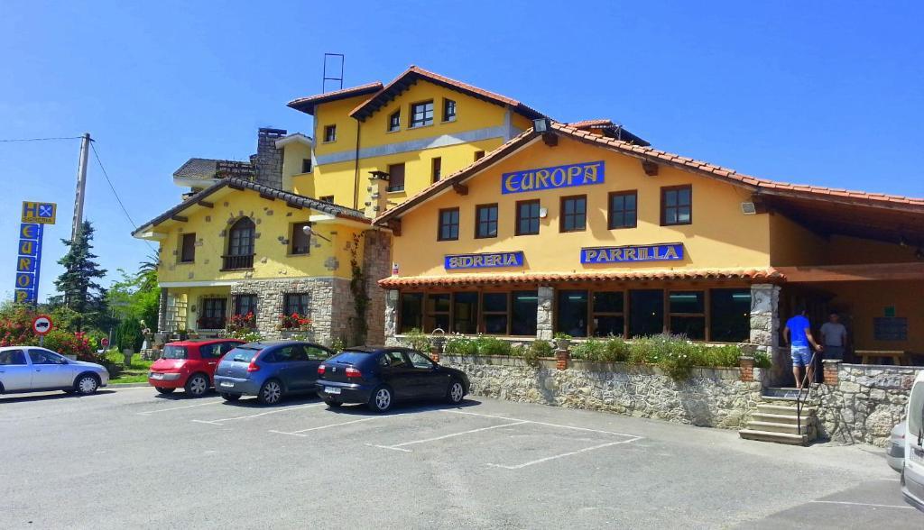Hostal Europa San Roque del Acebal エクステリア 写真