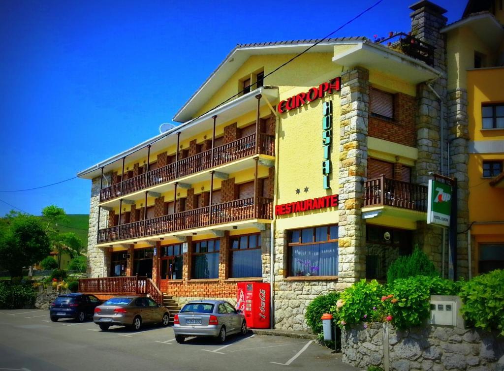 Hostal Europa San Roque del Acebal エクステリア 写真